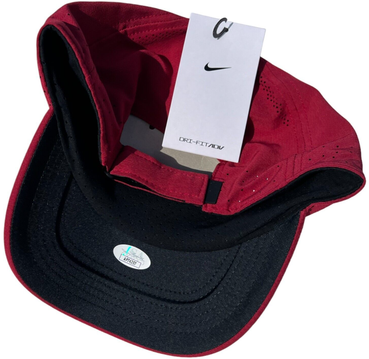 HOLGER RUNE SIGNED NIKE TENNIS HAT CAP WIMBLEDON AO FRENCH US OPEN