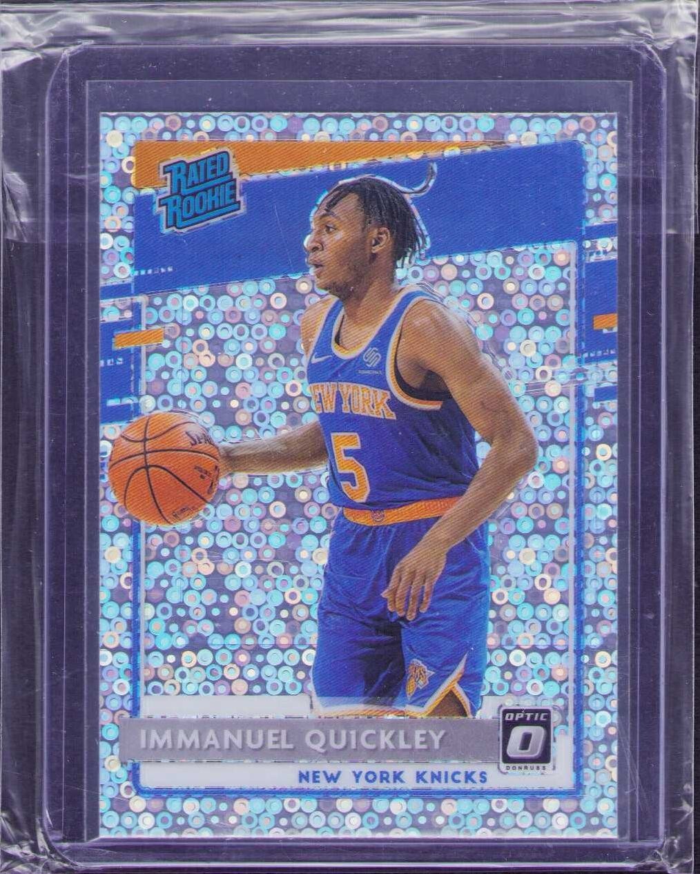 2020-21 Panini Donruss Optic - Rated Rookie #175 Immanuel Quickley (RC) Disco
