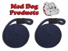 Navy Blue Boating Fender Lines - 3/8" x 6' - Sold in Pairs - Made in the USA