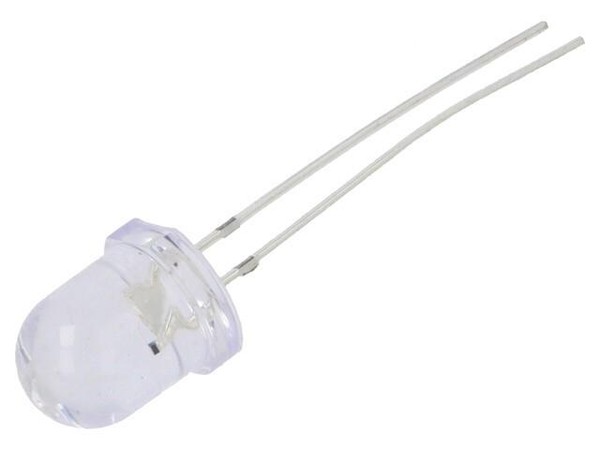 2X OSB5SA8131A-5V Led 8Mm Blau 1560-2180Mcd 30° 12Ma 5V Front: GewöLbt Optosuppl-image