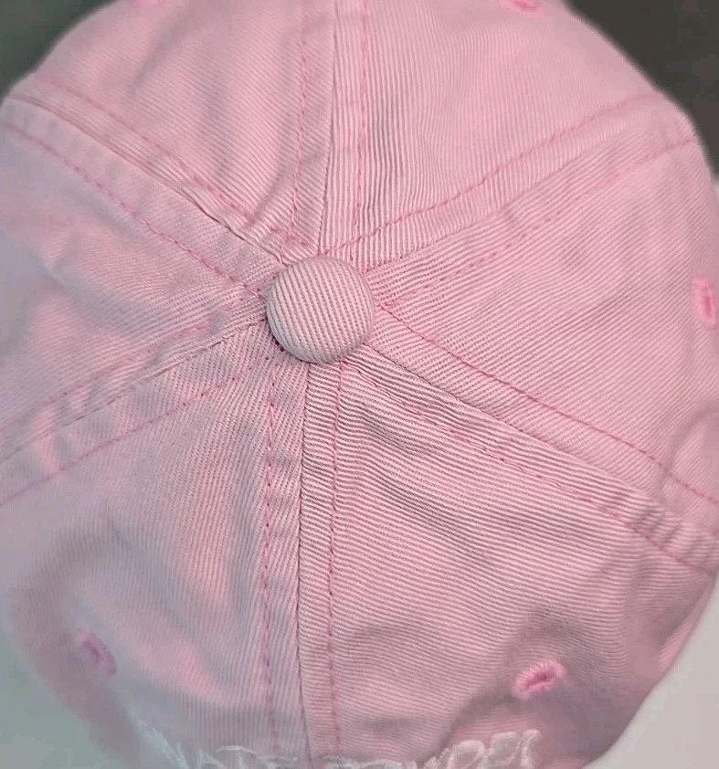 Boné Yellowstone Club alça traseira pó privado rosa Big Sky esqui Montana - Imagem 4 de 4