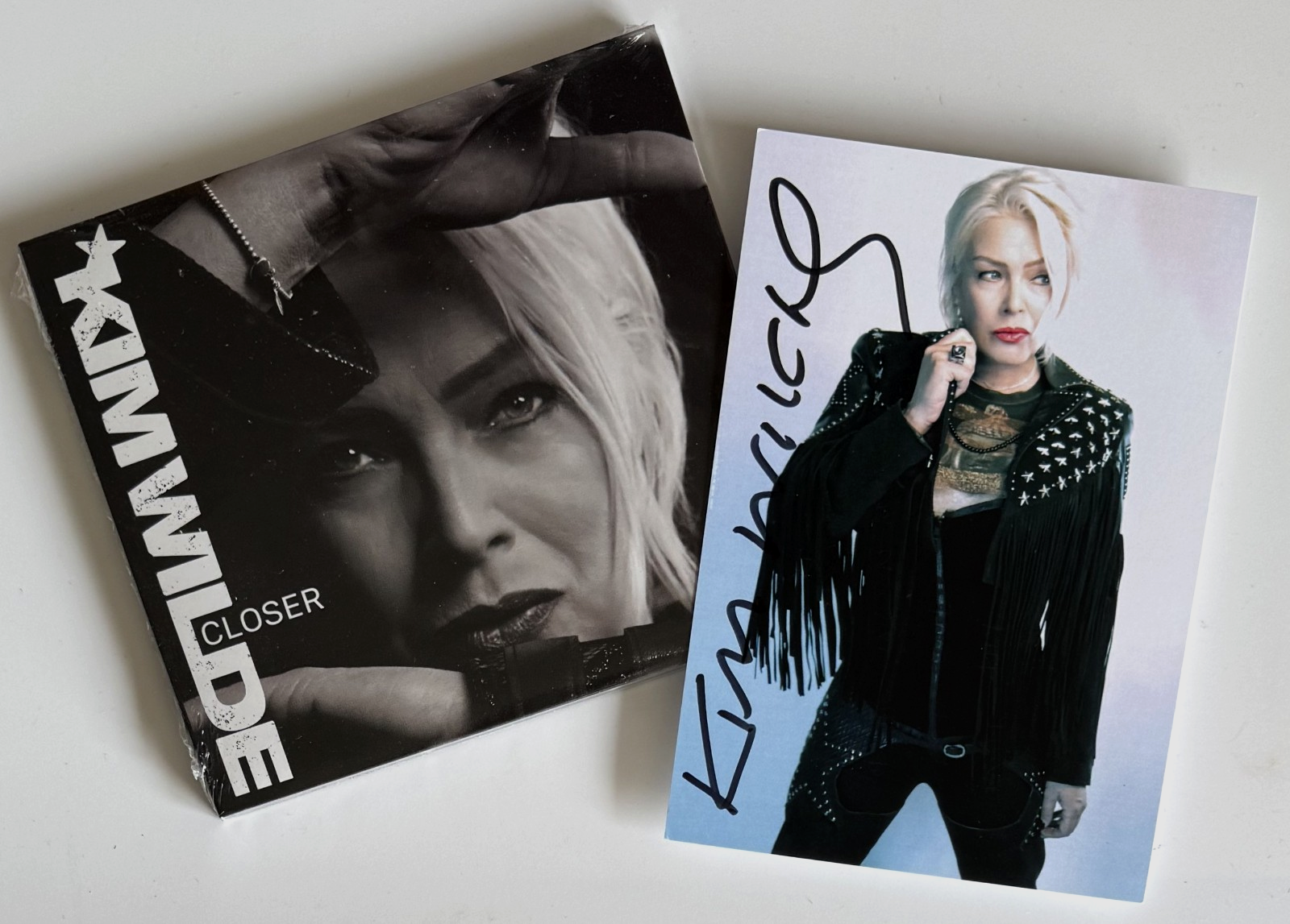 KIM WILDE * CLOSER * 10 TRK CD w/ LIMITED SIGNED POSTCARD * BN! * MIDGE URE