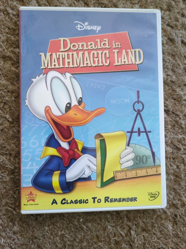 Disney Donald In Mathemagic Land Dvd