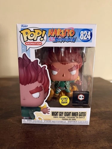 Funko Pop! Naruto Shippuden - Might Guy (GITD) (Chalice Collectibles) #824