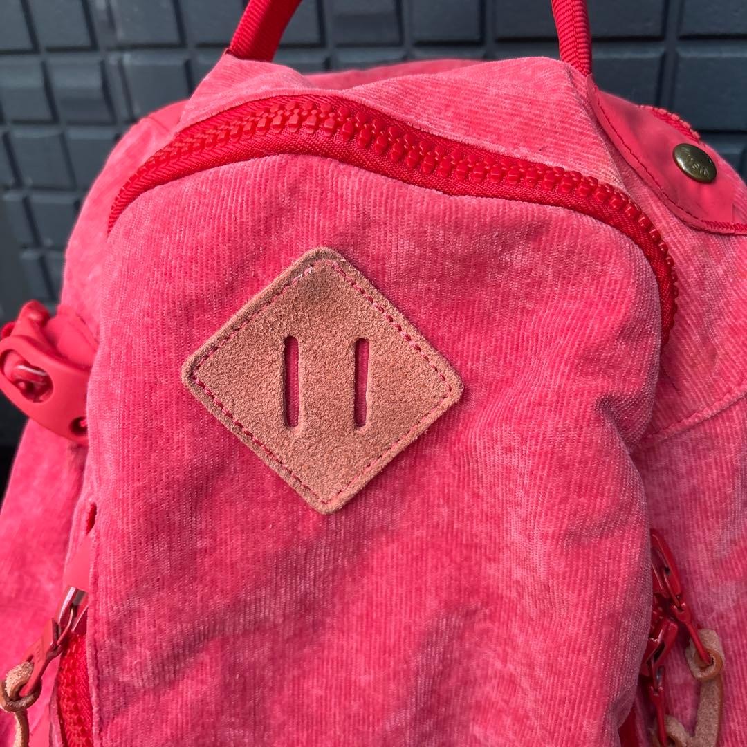 s*n様 visvim LAMINA CORDUROY 20L Visvim Lamina Corduroy 20L Back Pack Red JPN Limited Edition Men
