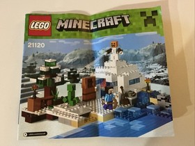 Lego Minecraft 21120 Mini Figures w/Booklet Complete!