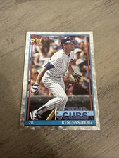 2026 Topps Series 1 -1991 Topps Baseball Ryne Sandberg #T91-25 Crackle Foilboard