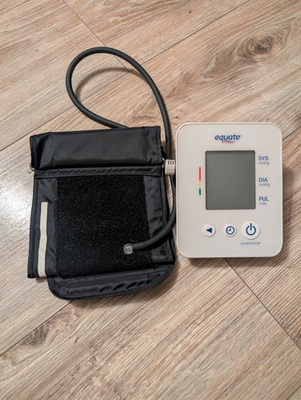 #ad #ad Equate 4000 Series Upper Arm Blood Pressure Monitor W Wide Range Cuff Used Work $16.00