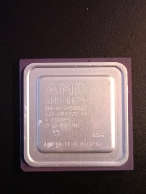 AMD K6-2+ 500Mhz Super Socket 7 Processor/CPU Retro Classic