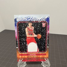 Panini 2024-25 NBA Hoops Matas Buzelis #HHM-MBB Bulls Rookie Memorabilia Card