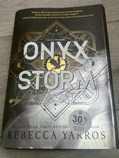 ONYX STORM Hardcover Book Rebecca Yarros Deluxe Limited Edition