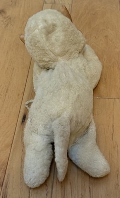 VINTAGE KNICKERBOCKER RUBBER FACE PLUSH CAT STUFFED ANIMAL TOY W