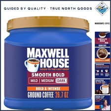 26.7 oz Dark Roast Ground Coffee - Smooth Bold Flavor for Coffee Lovers 11.38 per pound