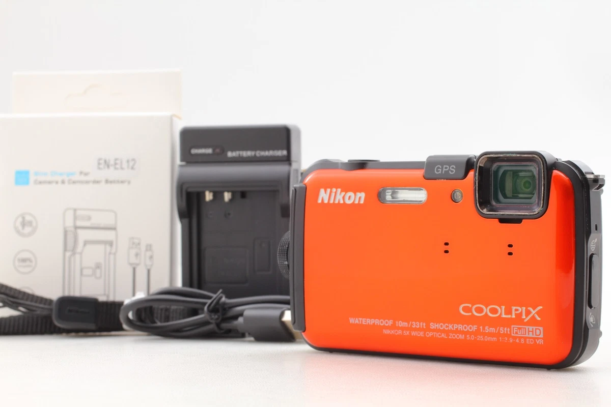 Preços baixos em Câmeras digitais Nikon Coolpix AW100 Impermeável