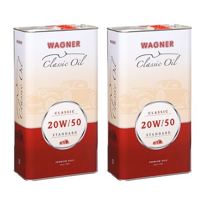 Engine Oil SAE 20W-50 Standard 2x 5 Litre Wagner Special Lubricants