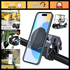 Universal Magnetic Golf Cart Phone Holder - Fits iPhone, Samsung, Pixel  More -
