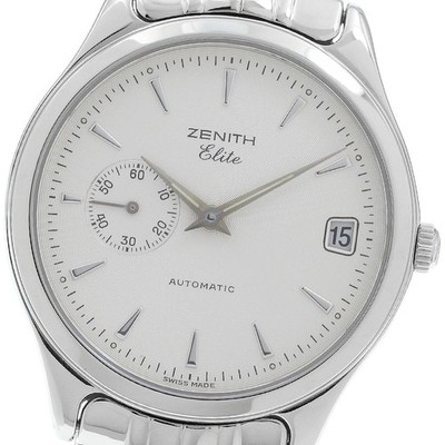 ZENITH Class: Elite 02.0040.680 Silver Automatic SS Class Small Men's Watch