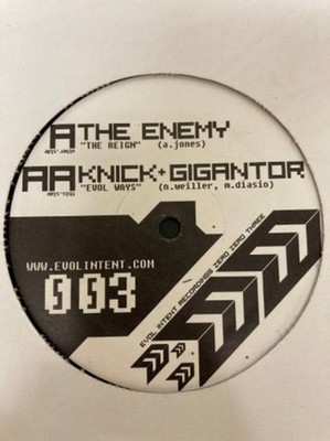 The Enemy / Knick & Gigantor - The Reign / Evol Ways (12'') (Very Good Plus (VG+)