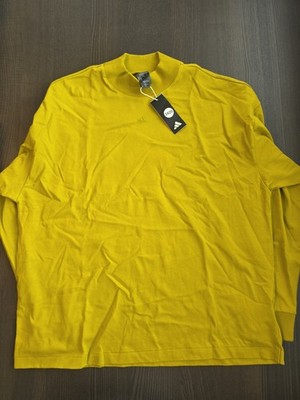 Adidas Basketball Long Sleeve Tee Pulse Olive Unisex Size Medium Oversized Puff