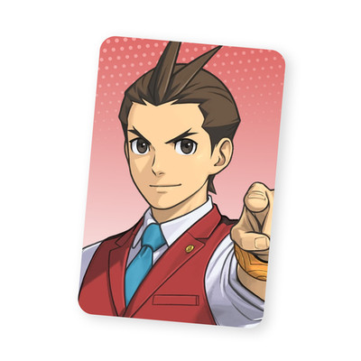 Ace Attorney Apollo Justice Photo Card Glossy Rounded 5.5cm x 8.5cm