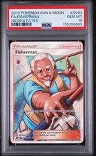 2019 FISHERMAN SV83 psa 10 HIDDEN FATES POKEMON SUN & MOON HIDDEN FATES #SV83 FA on eBay