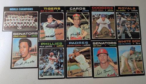 Vic Davalillo #4 1971 Topps card
