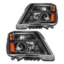 Headlight Assembly, Replacement for Terrain Black-Amber/for Terrain 2016-2017