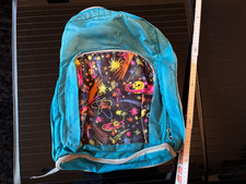Kinder Rucksack - Blau Bunt - Riemen 80-er Ja...