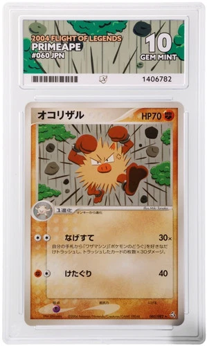 ACE 10 - Primeape - 060/082 - Flight of Legends - Pokemon Unlimited Japanese