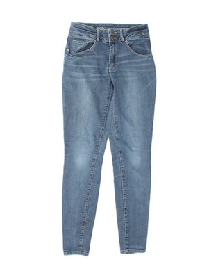 Mossimo Damen High Rise Skinny Jeans US 0 XS W24 L30 Blau Baumwolle CE19