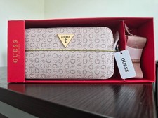 GUESS Larosa Mini Crossbody Handbag rose Signature G Logo New In Gift Box