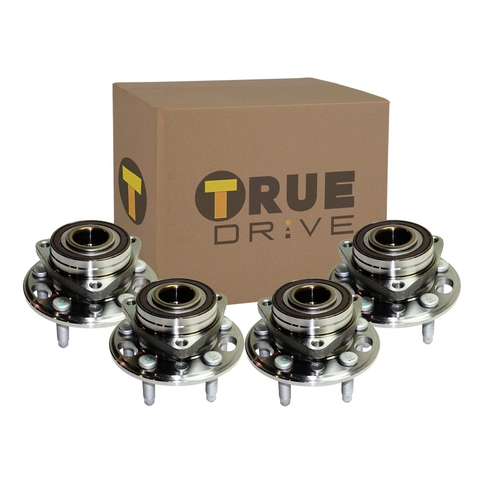 Bujes de rueda para Chevrolet Malibu 2013-2015 delanteros y traseros 5 tacos con cojinete Foto 2 de 4