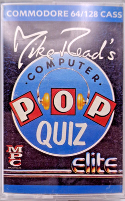 COMMODORE 64/128 --MIKE READ`S COMPUTER POP QUIZ (ELITE)