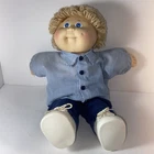 Vintage Cabbage Patch Kid Boy Blonde Hair Blue Eyes 1982