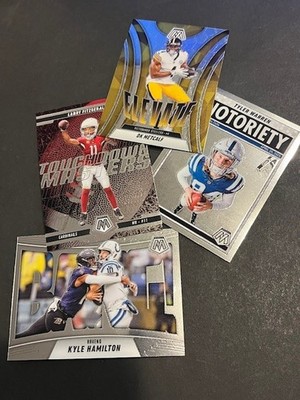 2025 Panini Mosaic Football Inserts Bang Touchdown Epic Notoriety Elevate BX030