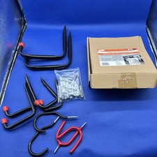 10X Garage Hooks Heavy Duty - 30Pc Assortment Set for Wall-Mounted Storage