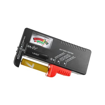 Battery Tester Checker, Universal Small for AAA AA C D 1, Red