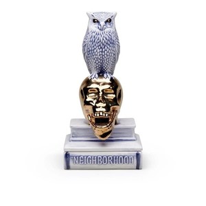 置物 NEIGHBORHOOD . OWL /CE-INCENSE CHAMBER NEIGHBORHOOD BOOZE. Owl & Skull Incense Chamber | Hypebeast