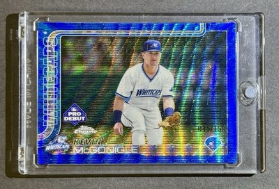 Kevin McGonigle Blue Wave /150 Rookie 2025 Topps Pro Debut Chrome #PDC107 INVEST