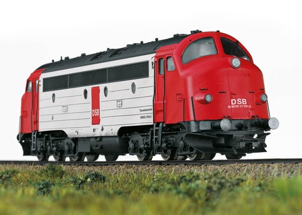 Trix 22788 Diesellokomotive My 1105 Der Dsb, Sound, Mfx, Dcc, Dc, H0-image
