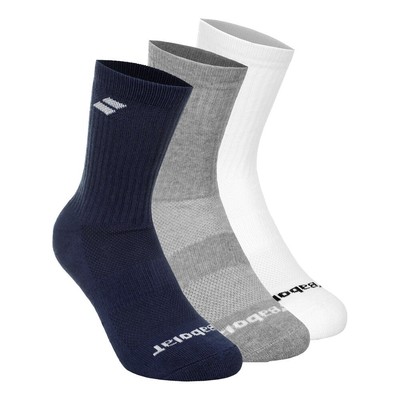 Babolat Unisex 3 Pairs Pack Socks Tennissocken mehrfarbig 3er Pack 47-50