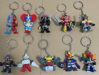 Super Robot Wars Nekketsu Collection Figures Keychains Set Authentic Japan Anime