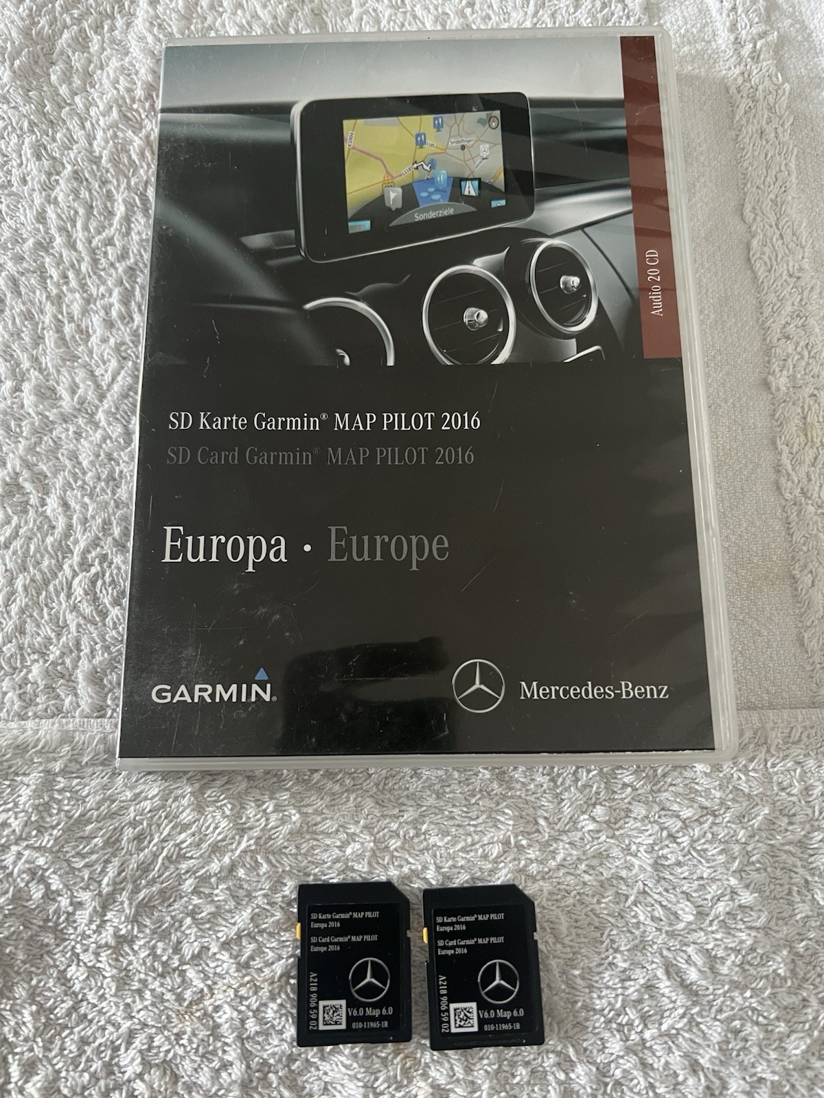 Navigation Premium : Carte SD GPS Europe Garmin Map Pilot pour Mercedes Audio 20 NTG5.1