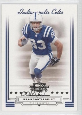 2006 Donruss Threads Retail Black 121/250 Brandon Stokley #125 0e3