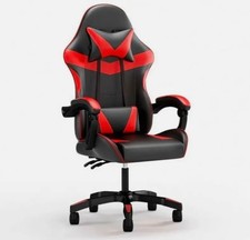 Gaming Chair Massage Computer Chair with Footrest and Lumbar Swivel PC Chairs