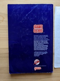 Galoob Game Genie Video Game Enhancer Book for NES Code Manual Only & Document