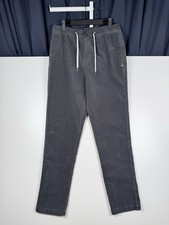 VUORI Optimist Corduroy Pants Gray Drawstring - Men's Large - 30x29 