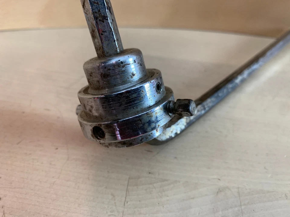 ROGERS 60s Vtg Swivomatic Rack Tom Arm Long Version Mount Holder 3/8" Hex Post - Image 4 of 4