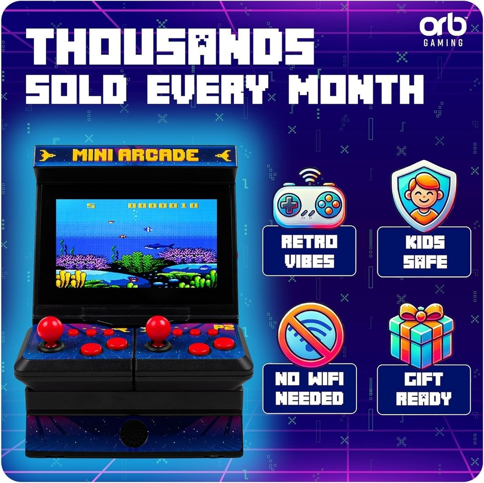 Retro Mini Arcade 300 Games & 2Player Fun eBay UK