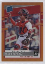 2020 Panini Donruss Optic Rated Rookies Orange Prizm /100 Tres Barrera #74 0nr3